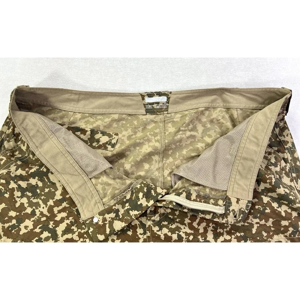 Lot of 2 Marmot Outdoor Hiking Casual Shorts Stretch Camo Cargo Mens Size 40
